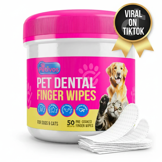 Natural Pet Dental Finger Wipes